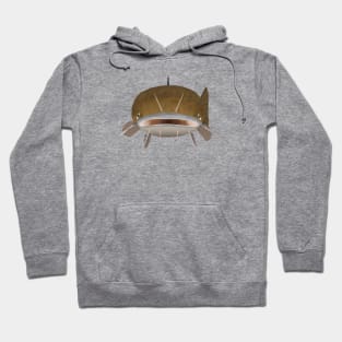 Flathead catfish - fish head Hoodie